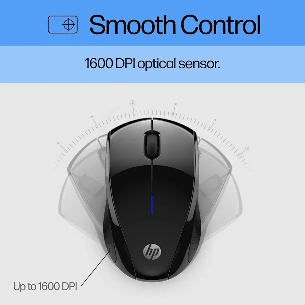 ✨Mouse Wireless Black 15-Month Battery Optical Sensor, Compatible with Laptop